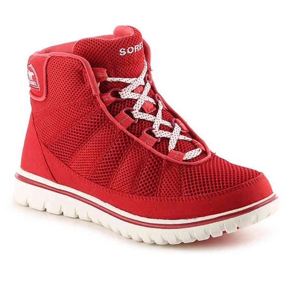 Sorel red boots - Picture 1 of 8